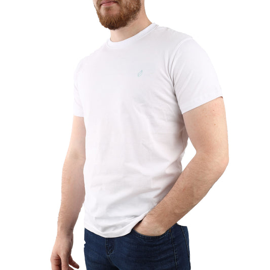 White basic cotton t-shirt